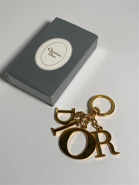 fake dior keychain|christian Dior keyrings.